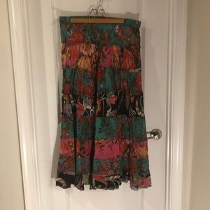 Multicolored skirt
